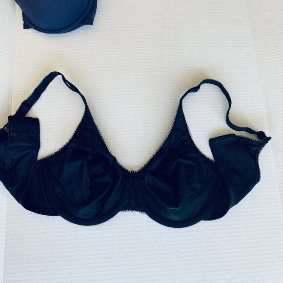 BRA WACOAL Underwire No Padding Black Adjustable Straps 36D - Picture 4 of 6
